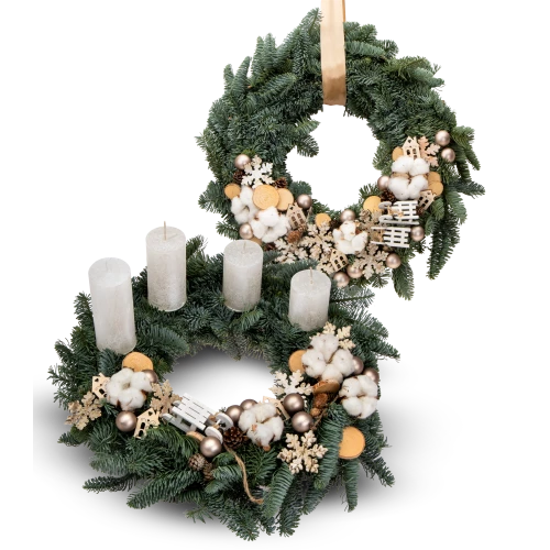 Vánoční set věnců